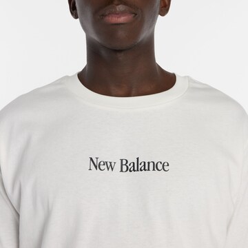 T-Shirt 'N Collage' new balance en blanc