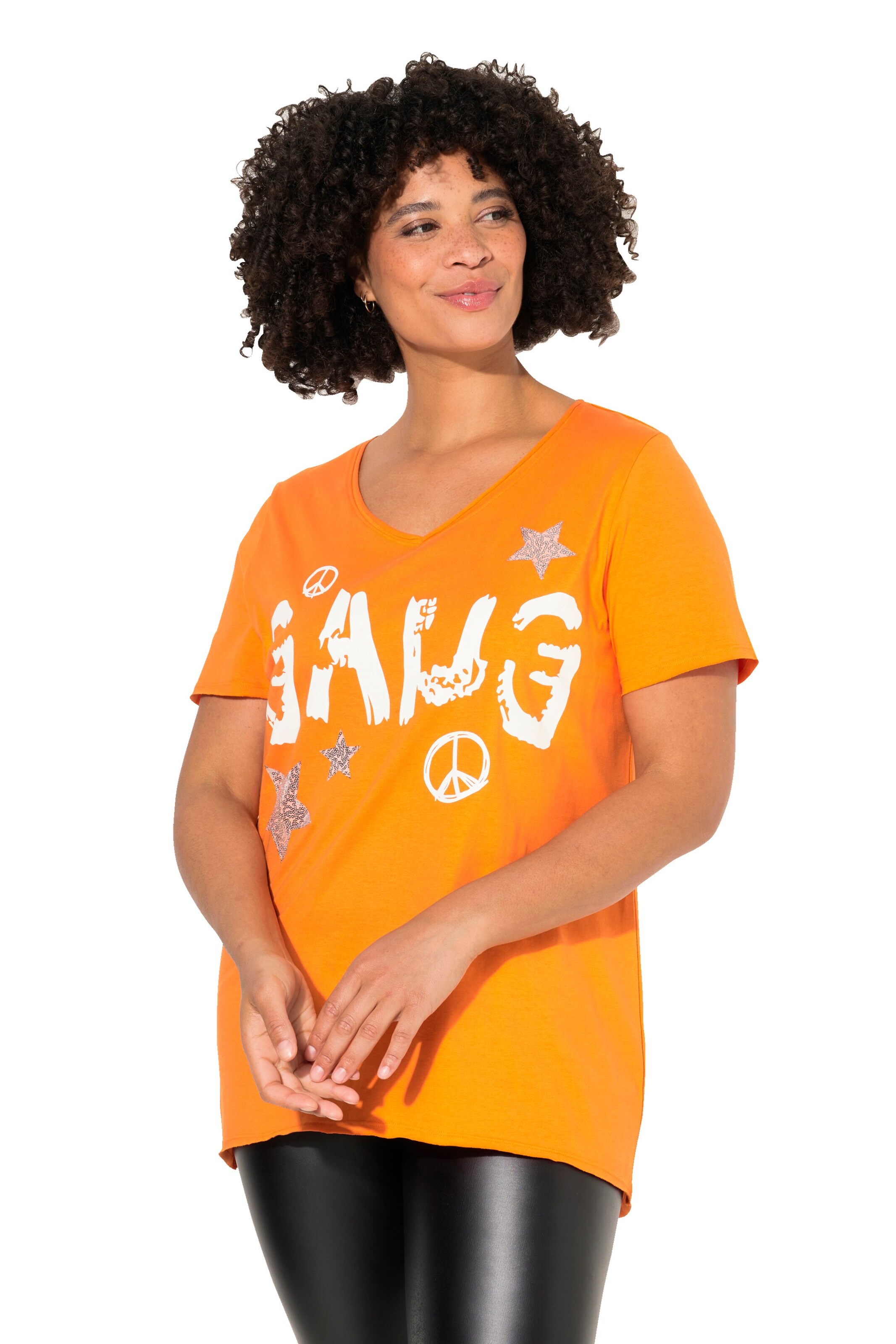 Angel of Style Shirt 'Gang' in Orange: front