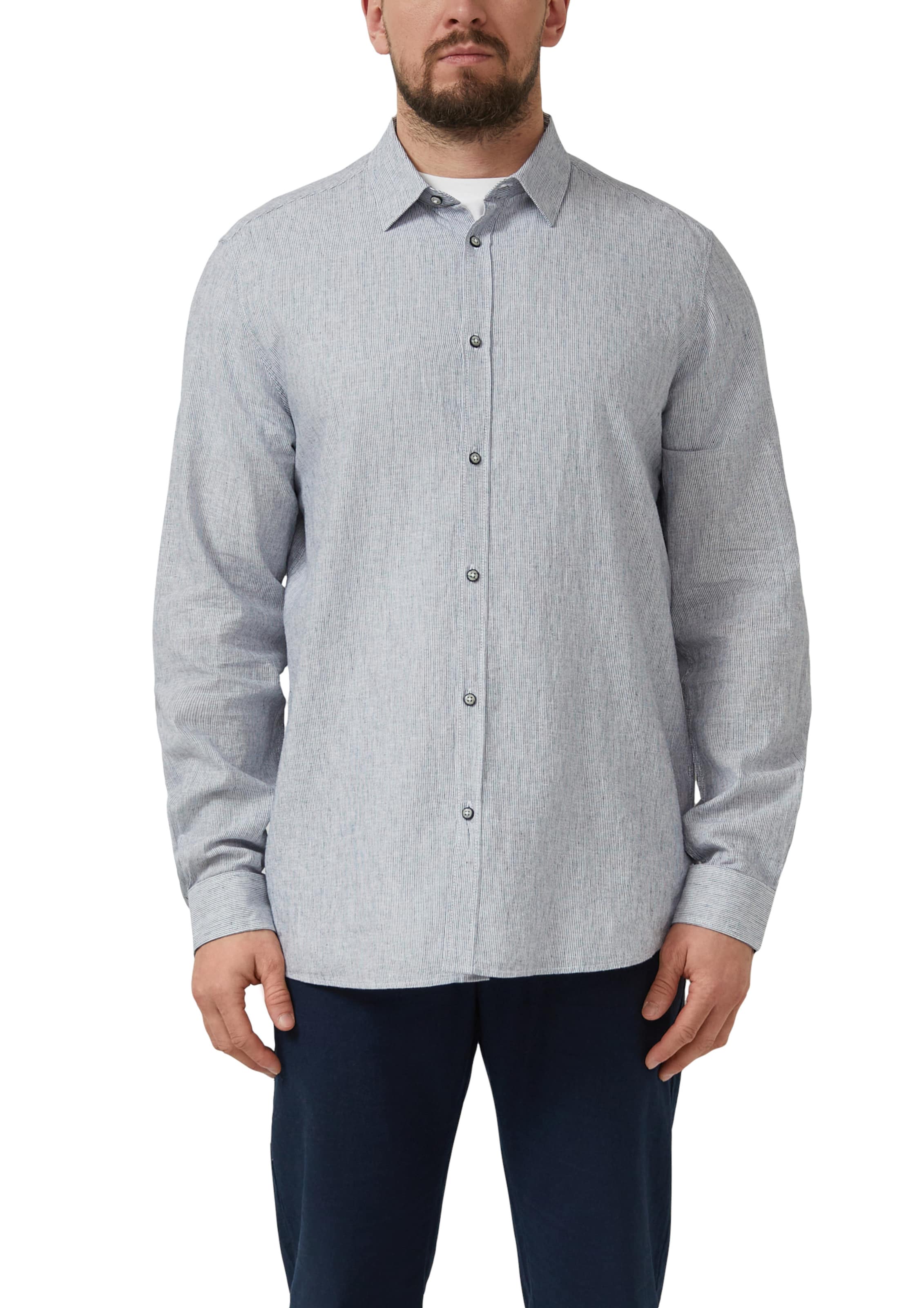 s.Oliver Regular fit Overhemd in Blauw