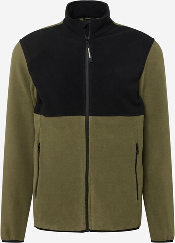 JACK & JONES - Chaqueta polar 'POWER' en verde: frente