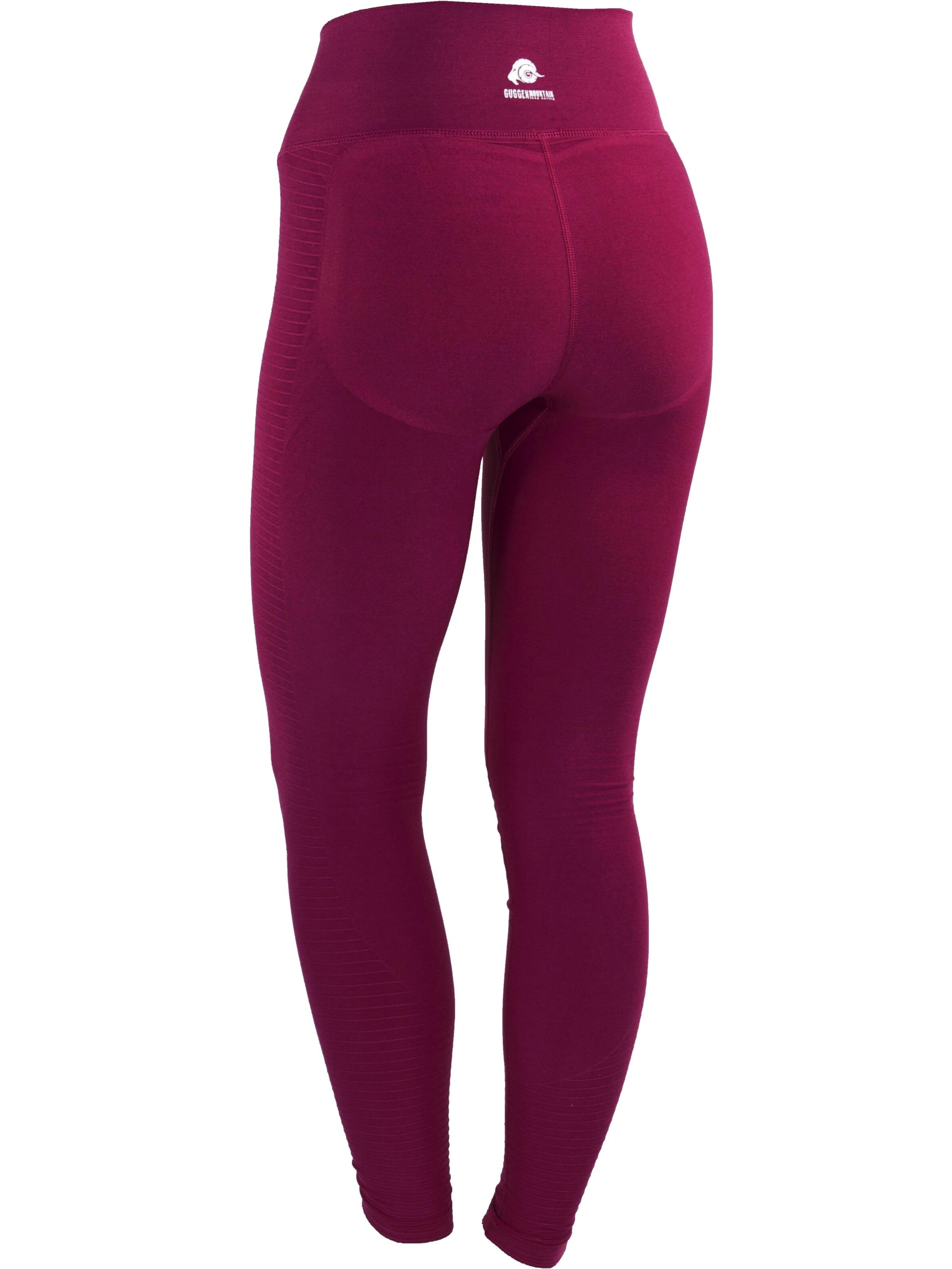 Guggen Mountain Regular Leggings 'Damenleggings Seamless LL77 Leggings' in Lila