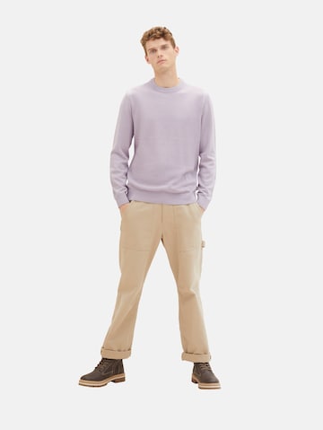 TOM TAILOR Sweater in Purple