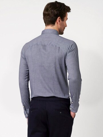 DESOTO Slim fit Overhemd in Blauw