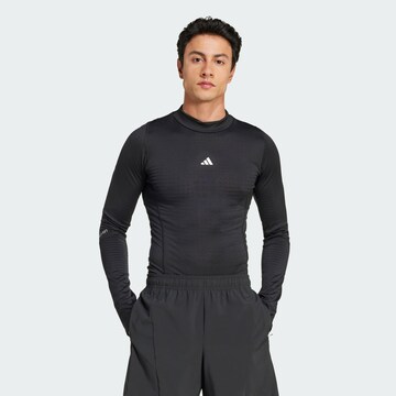 ADIDAS PERFORMANCE - Camiseta funcional en negro: frente