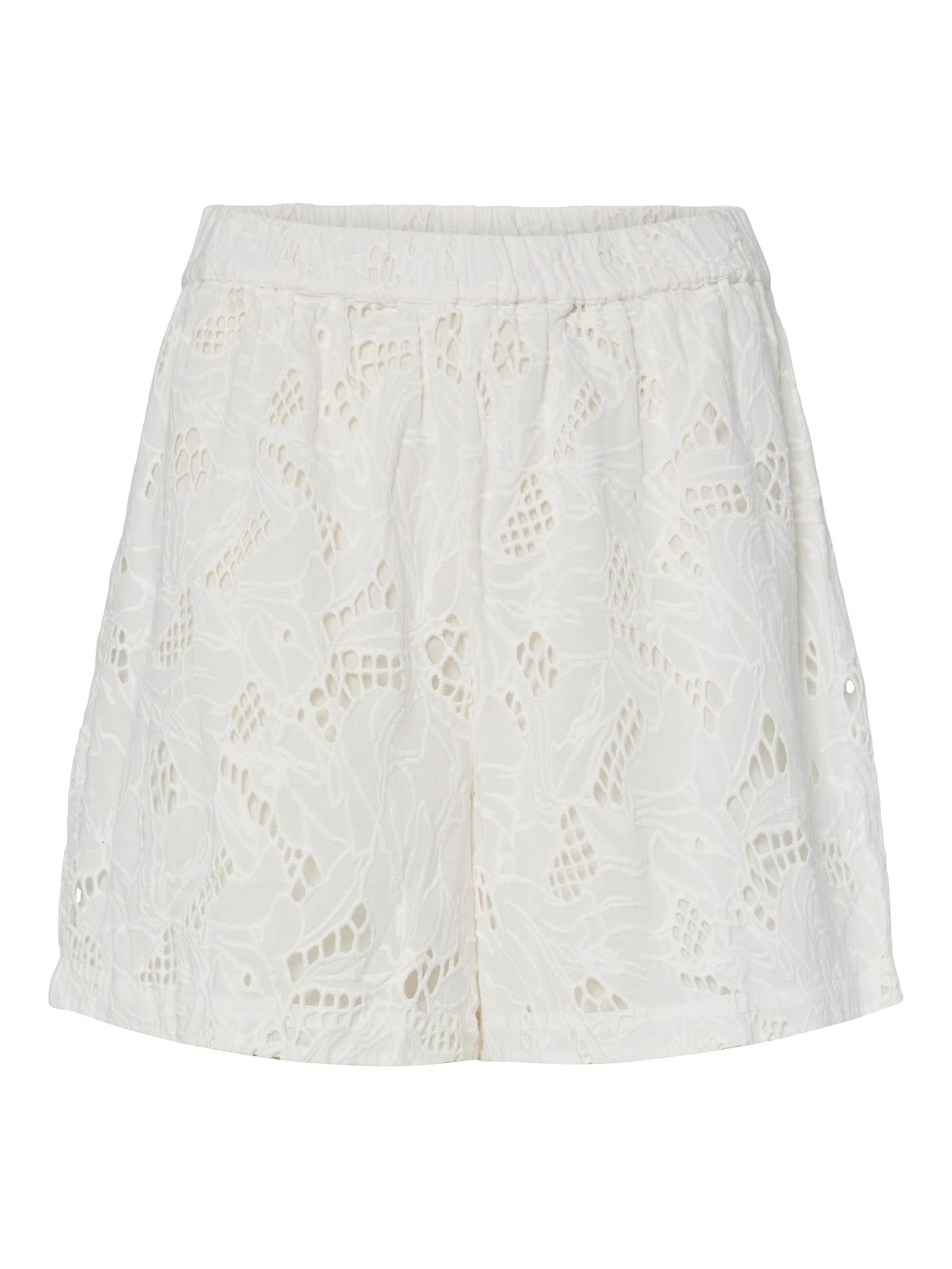 Pantaloni 'YASSAGGA' di YAS in bianco: frontale