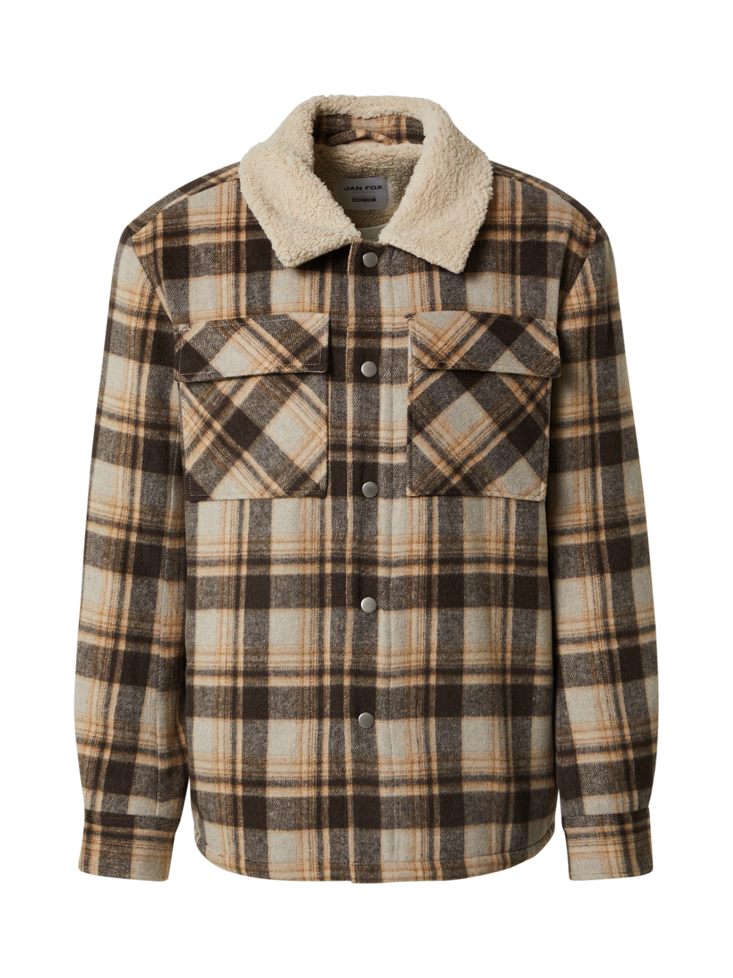 DAN FOX APPAREL Демисезонная куртка 'Brian' в Смешанный: спереди