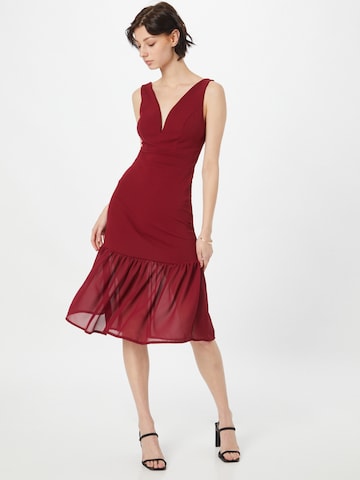 WAL G. Cocktail Dress 'JESSIE' in Red: front
