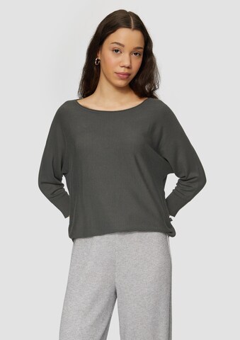 Pull-over QS en gris : devant