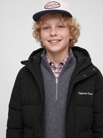 Jack & Jones Junior Winterjas in Zwart