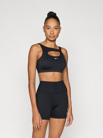 NIKE Μπουστάκι Αθλητικό σουτιέν 'One' σε μαύρο: μπροστά