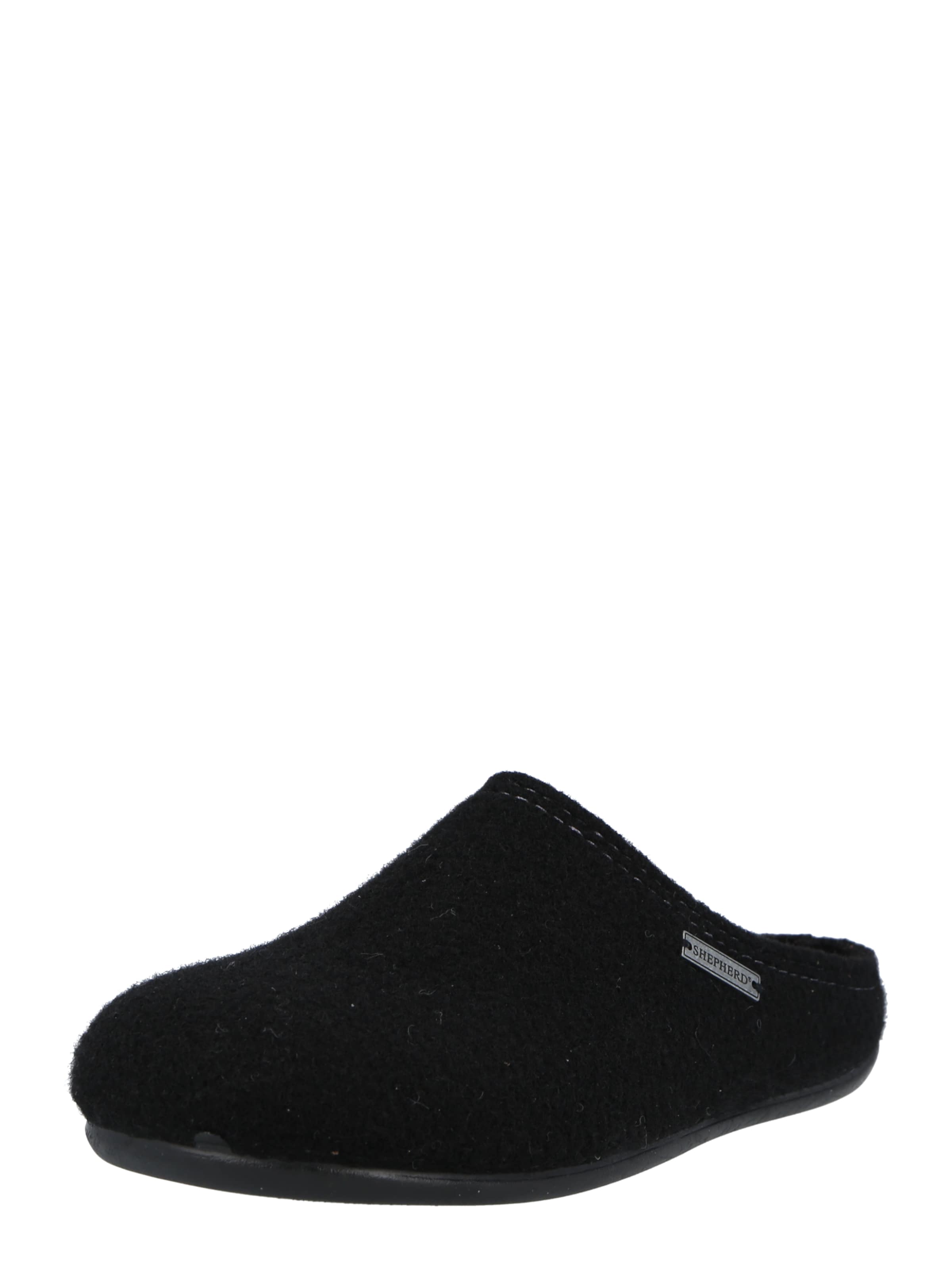 SHEPHERD Hjemmesko i sort: forside