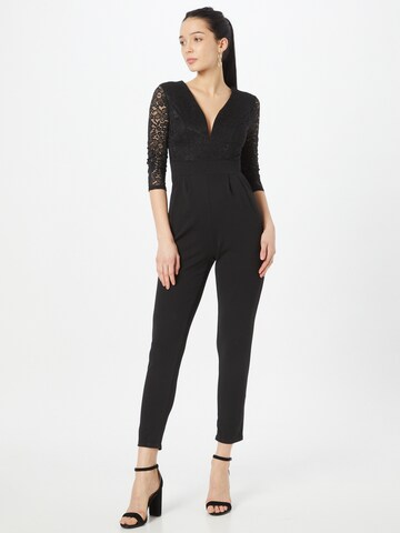 WAL G. Jumpsuit 'LEE' in Zwart: voorkant