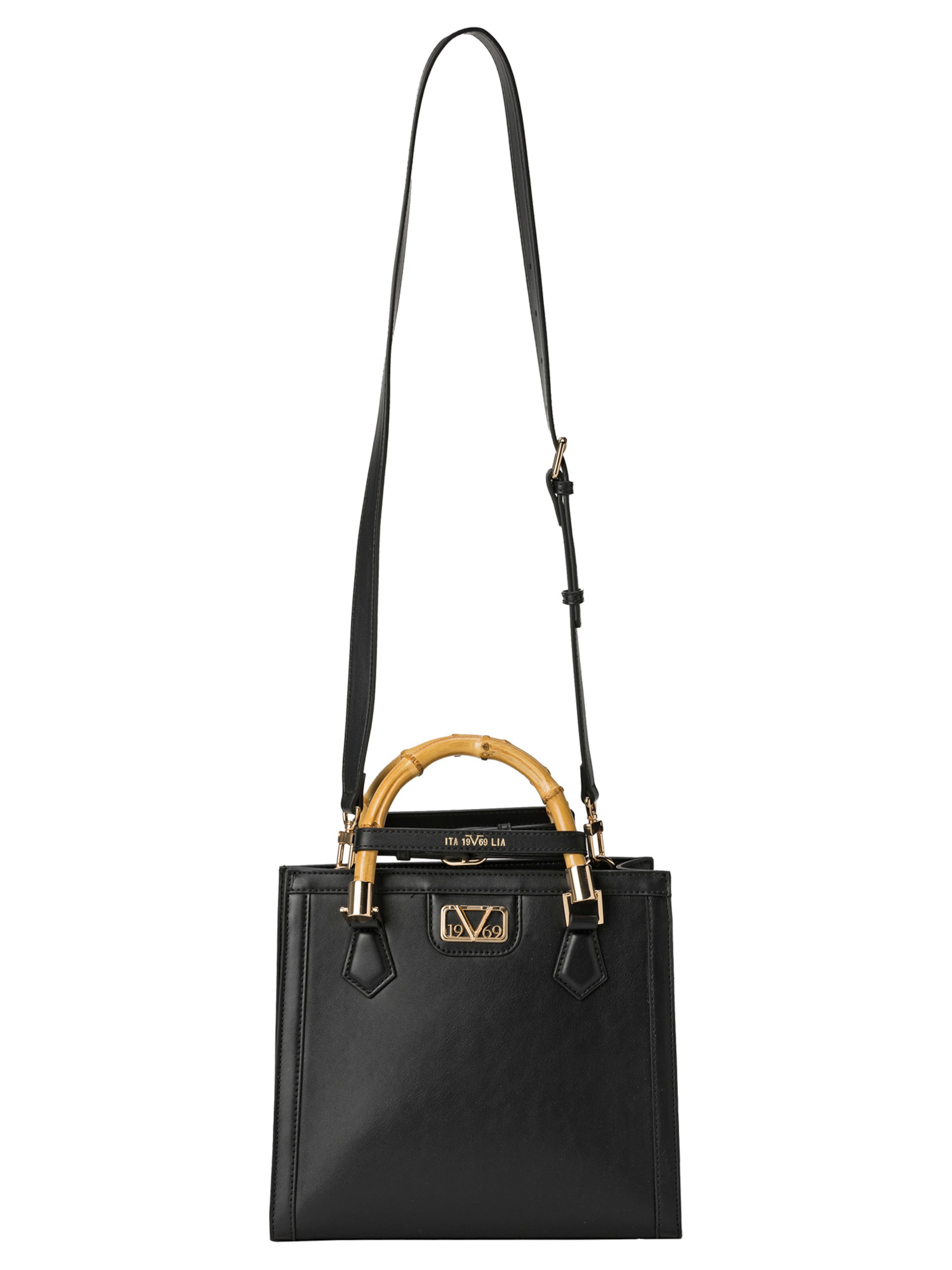 19V69 ITALIA Handtas 'Freda' in Zwart: voorkant