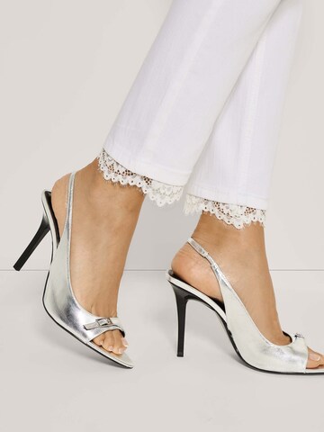 MADELEINE Slimfit Jeans in Weiß