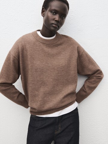 MANGO Pullover 'NEKKO' i brun: forside