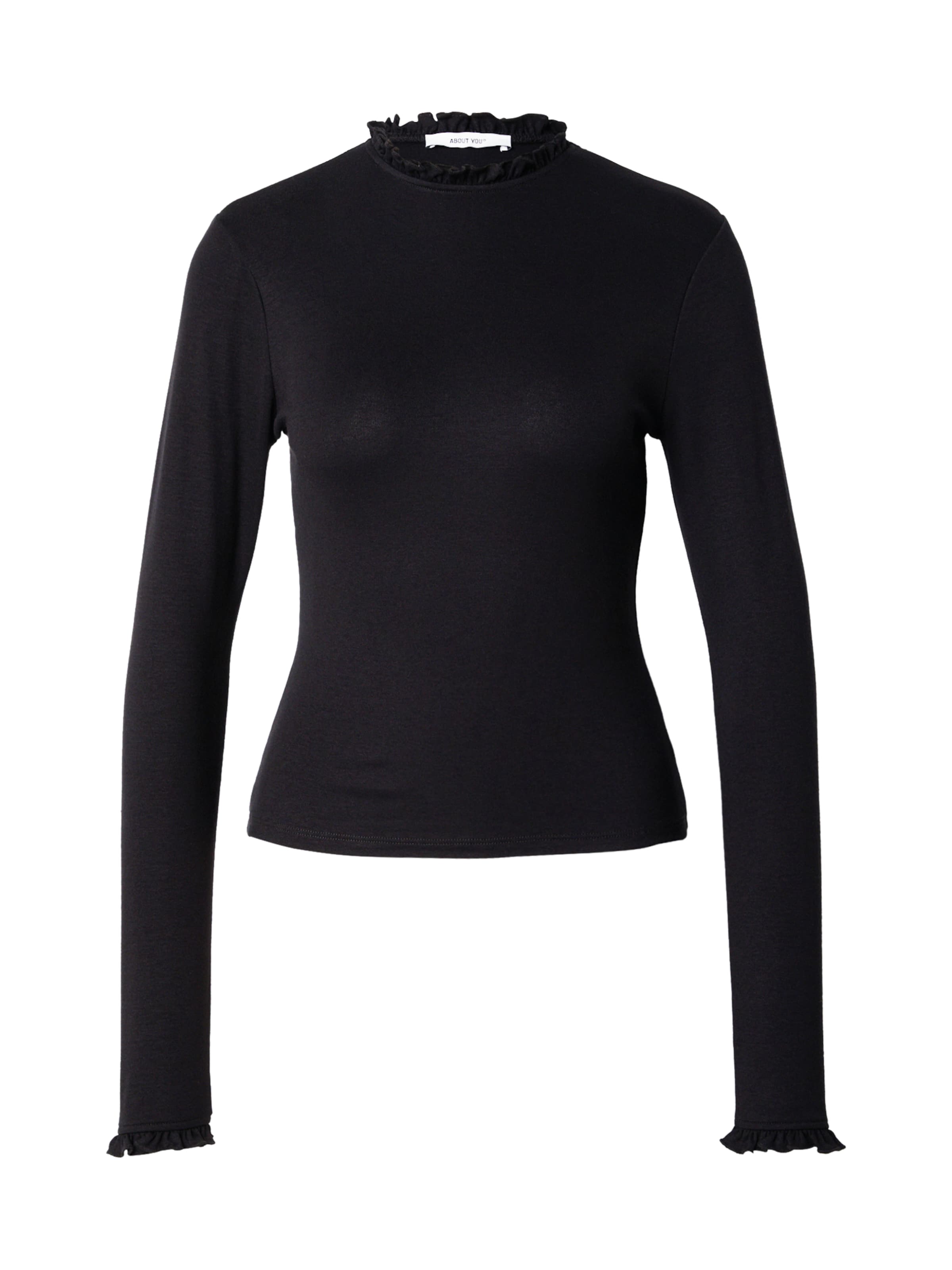 ABOUT YOU Koszulka 'Maura' w kolorze czarny: przód