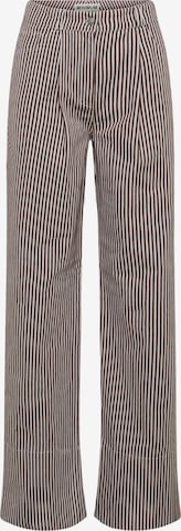 minimum Wide Leg Housut 'Elisa' värissä ruskea: etupuoli