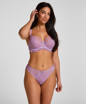 Hunkemöller Broekje 'Naomi' in Lila: voorkant
