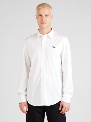 DIESEL - Regular Fit Camisa 'BENNY-A' em branco: frente