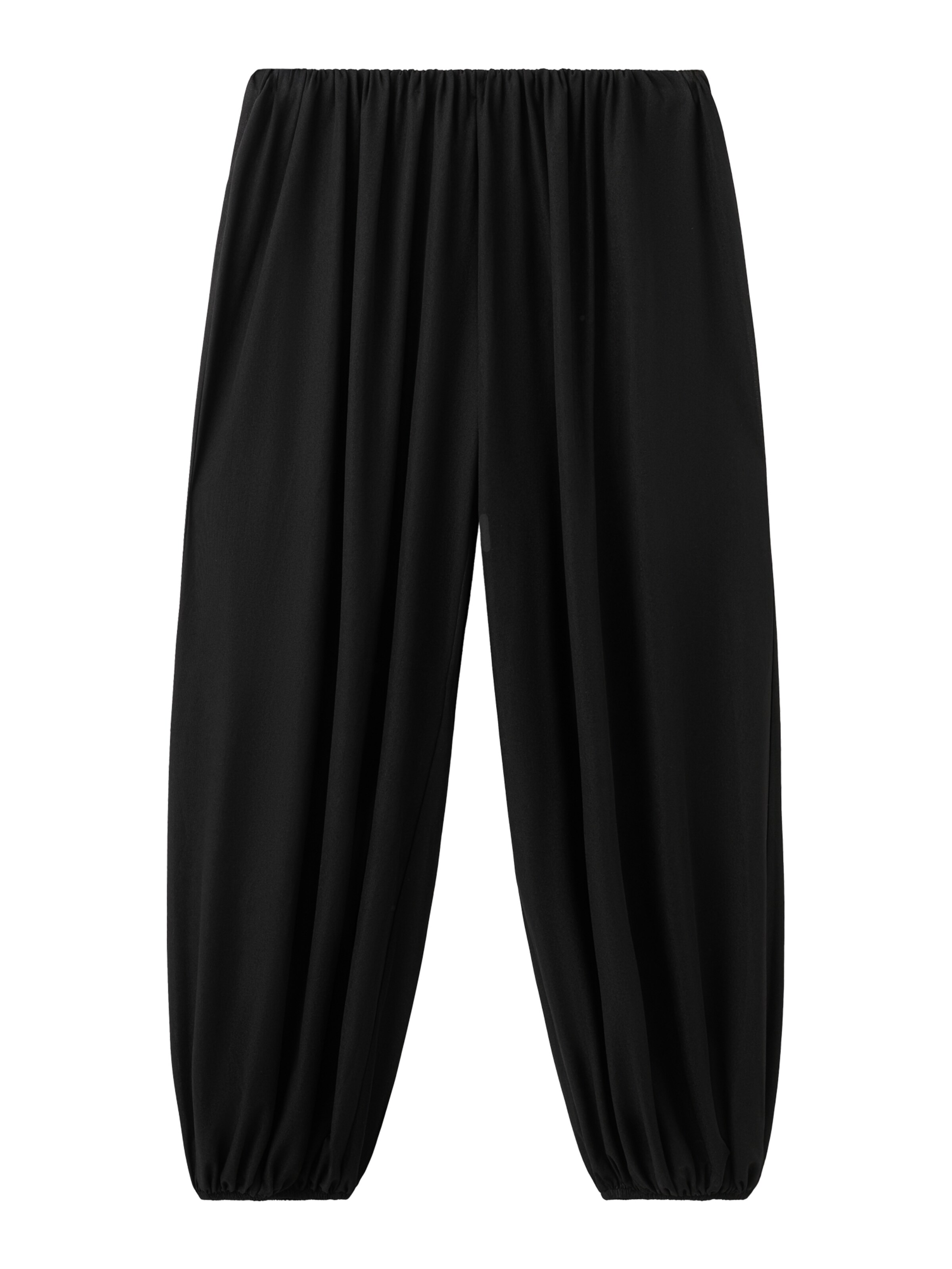 MANGO Housut 'CORINI' värissä musta: etupuoli