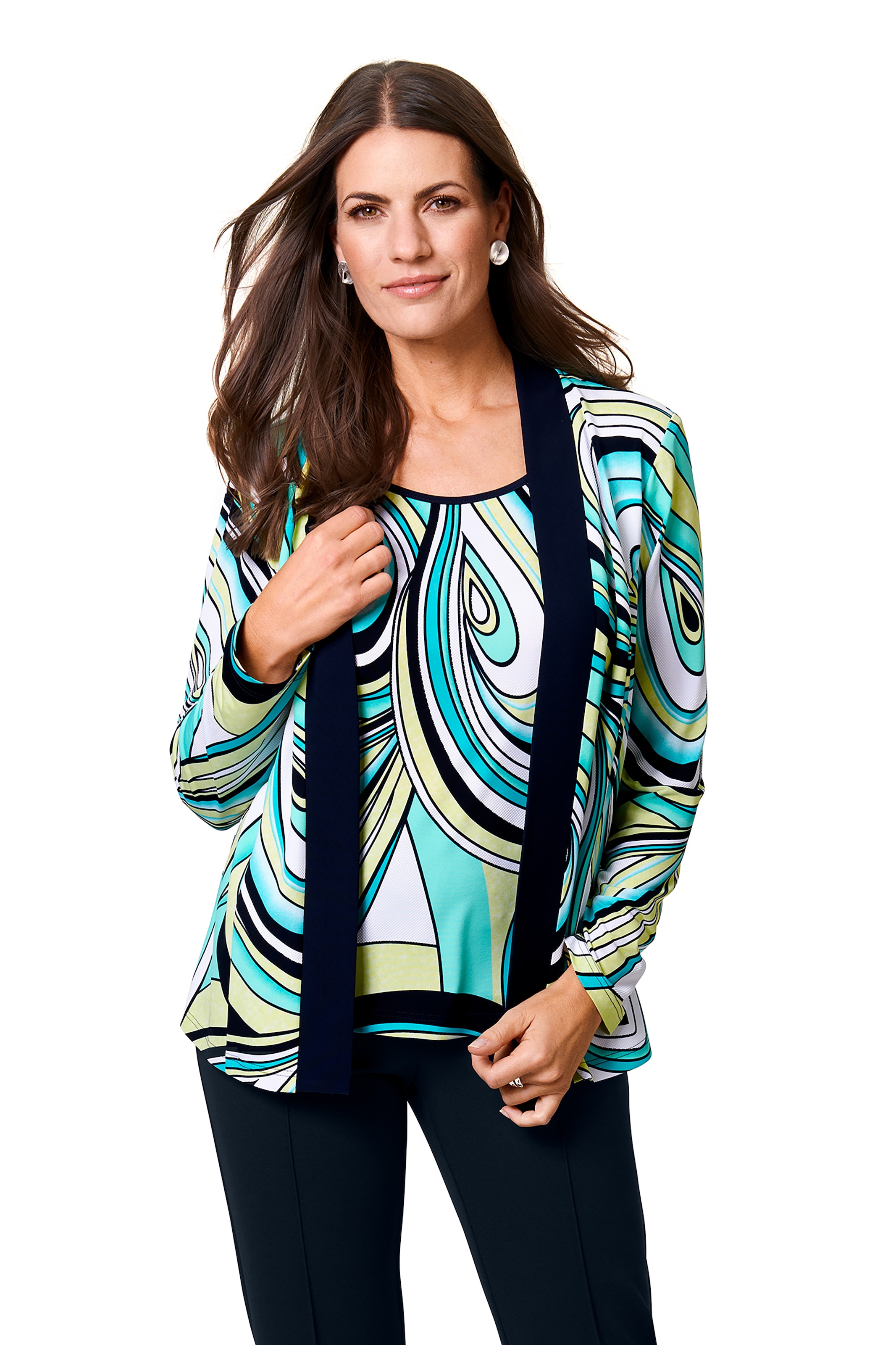 HERMANN LANGE Collection Shirt in Mischfarben: Vorderseite