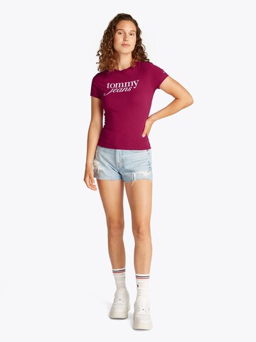 Tommy Jeans Shirt 'Essential' in Red