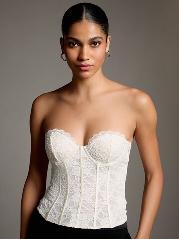 Next - Corset en blanco