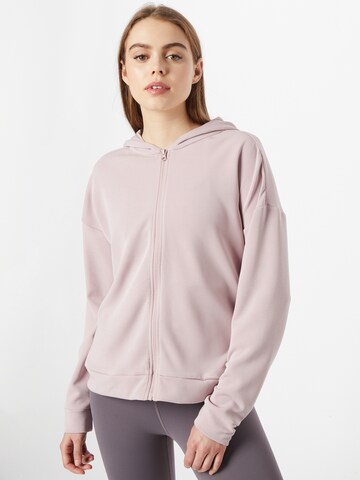 Veste de survêtement 4F en rose : devant