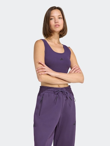 ADIDAS SPORTSWEAR Sports top 'Essentials' in Purple: front