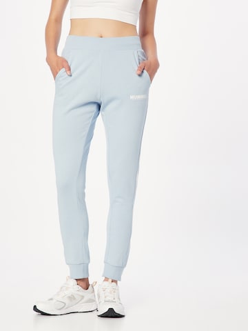 Hummel Tapered Sports trousers in Blue: front
