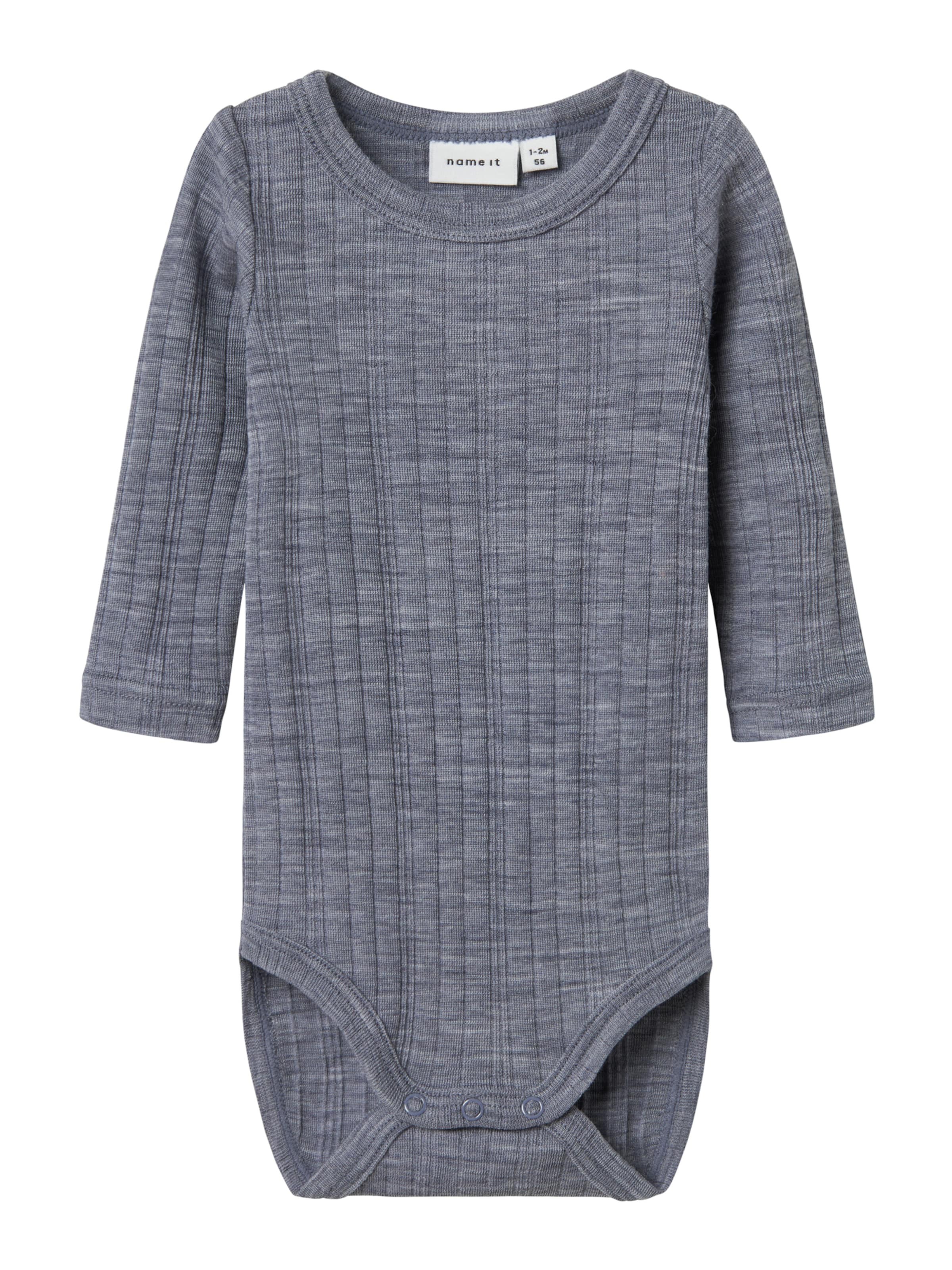 NAME IT Sparkdräkt/body 'NBMWang' i grå: framsida