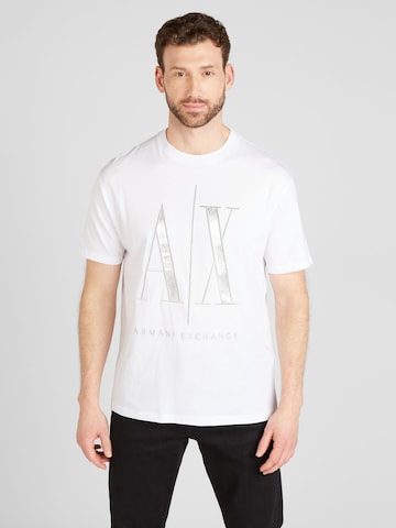 ARMANI EXCHANGE Koszulka w kolorze biały: przód