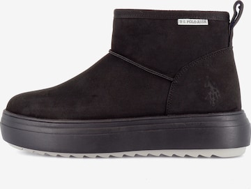 US POLO ASSN. Boots 'Icy' in Black: front