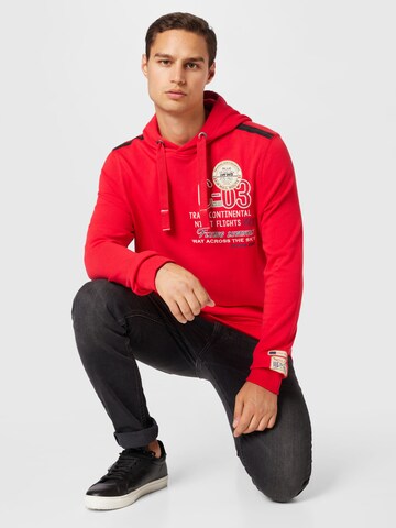 CAMP DAVID Sweatshirt in Red