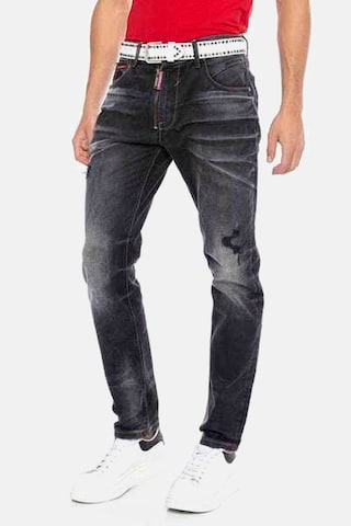 CIPO & BAXX Regular Jeans in Schwarz