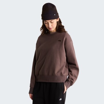 THE NORTH FACE Sweatshirt 'ESSENTIAL' in Braun: Vorderseite