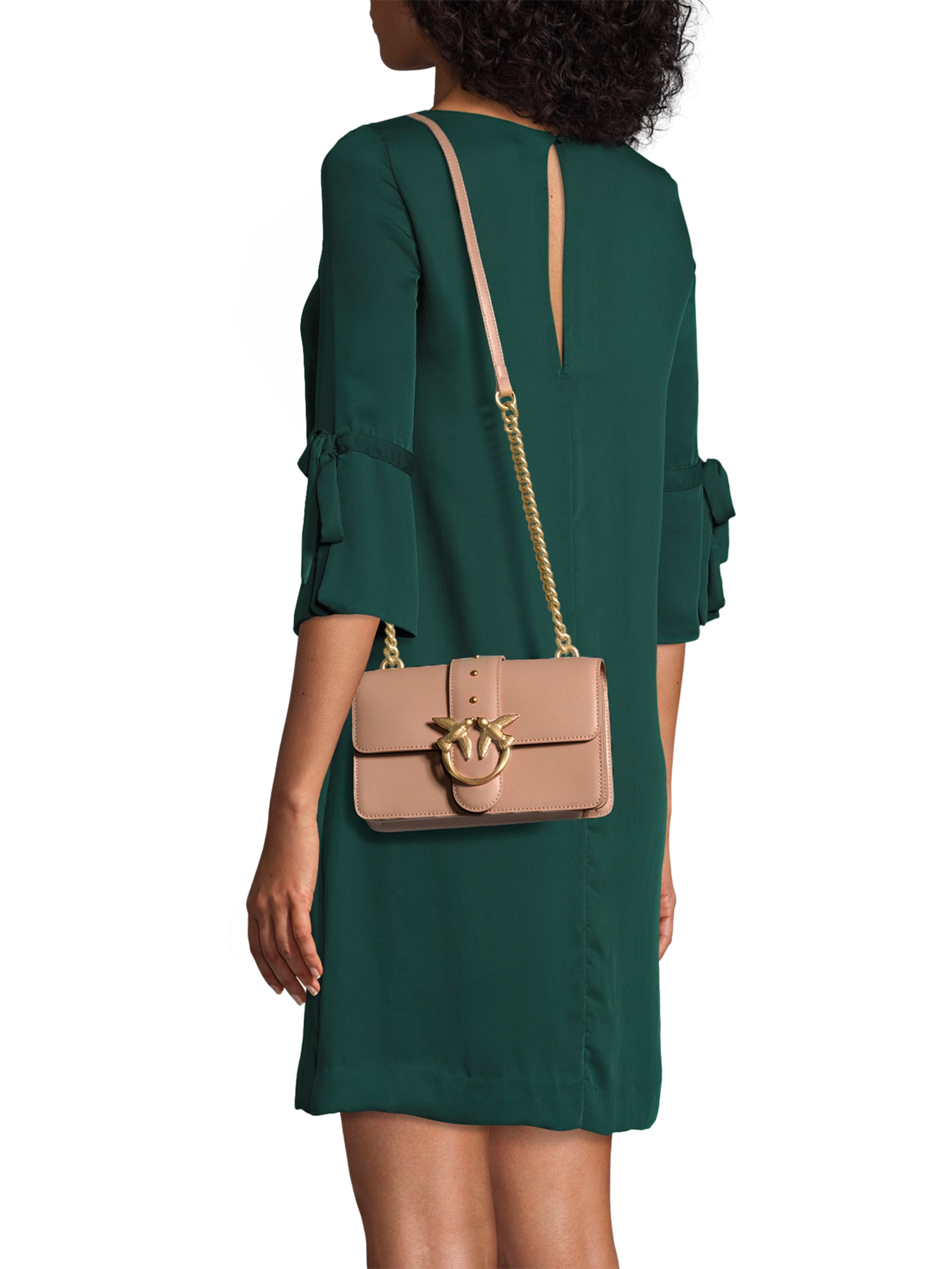 Borsa a tracolla 'Love Bag' di PINKO in rosa