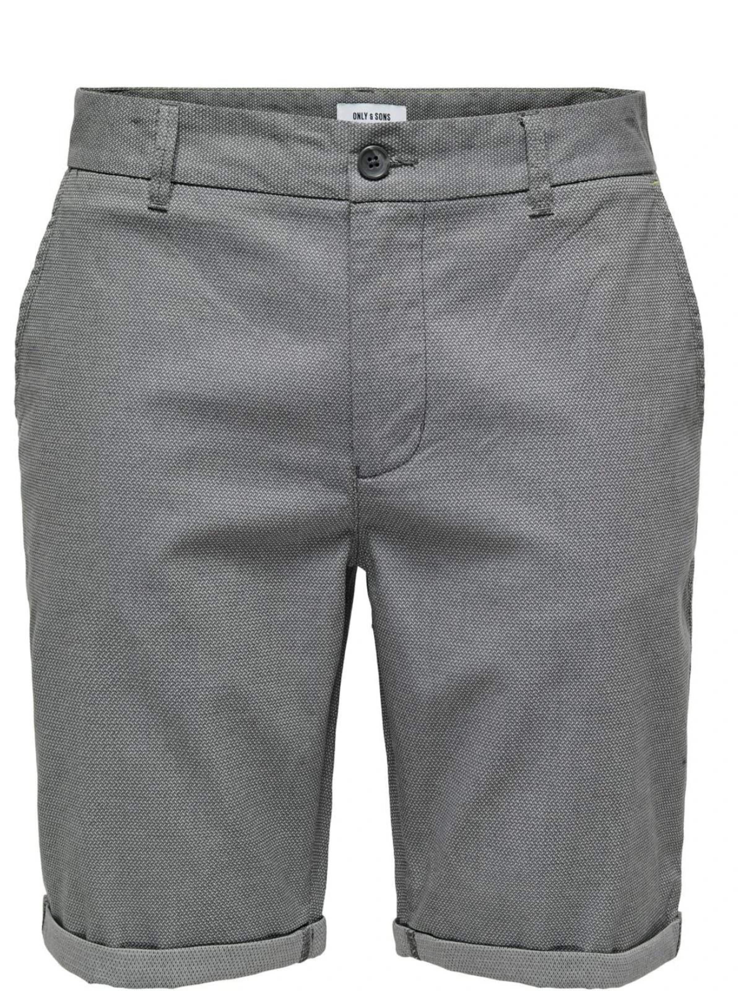 ONLY Regular Broek in Grijs: voorkant
