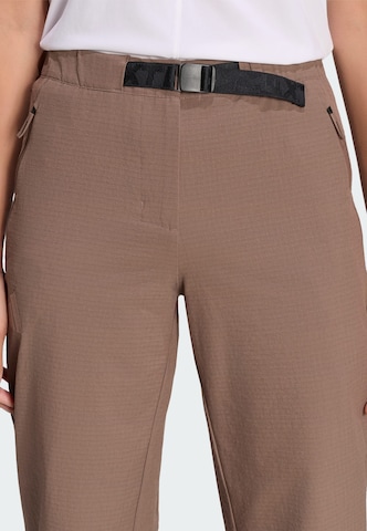 ADIDAS TERREX Regular Outdoor trousers 'Xperior' in Brown