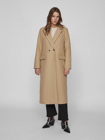 VILA Between-Seasons Coat in Brown