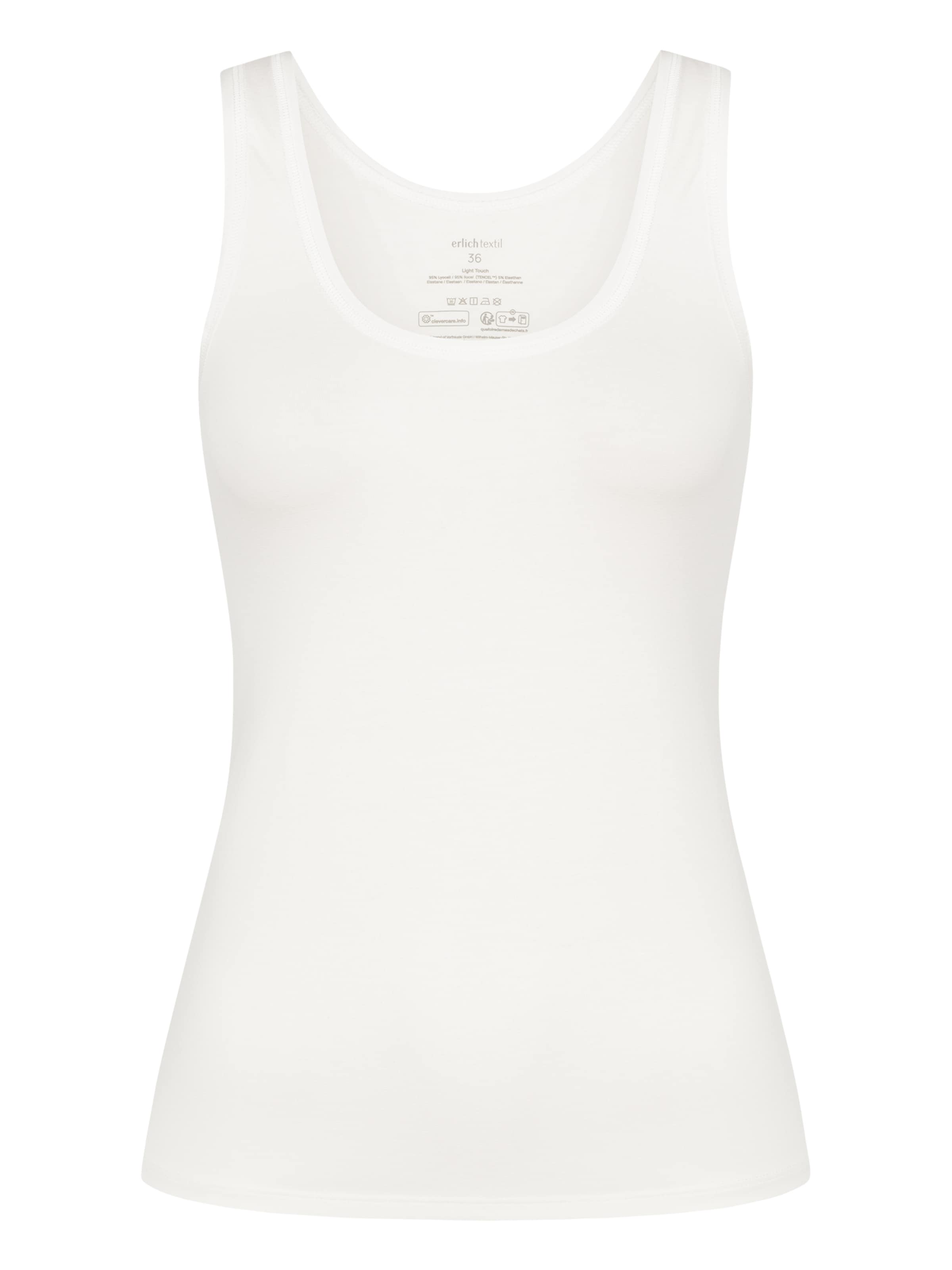 Erlich Textil - Top em branco: frente