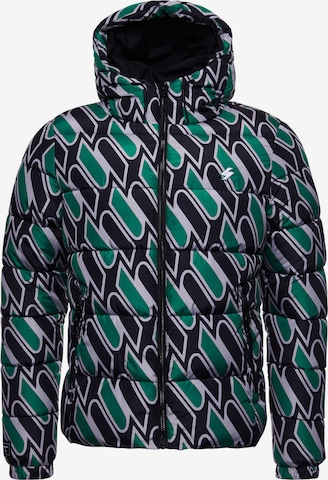 Superdry Winter Jacket in Green: front