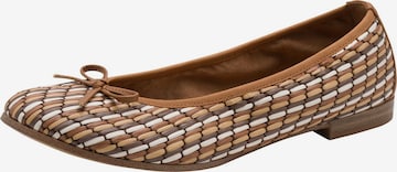 Ballerines Tamaris en marron : devant