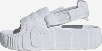 Sandales 'Adilette 22 XLG Slides' ADIDAS ORIGINALS en blanc : devant