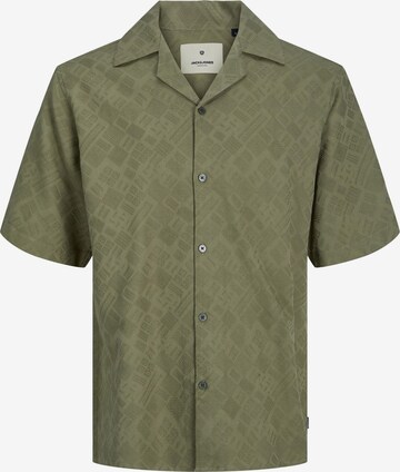 JACK & JONES Comfort Fit Skjorte i grøn: forside