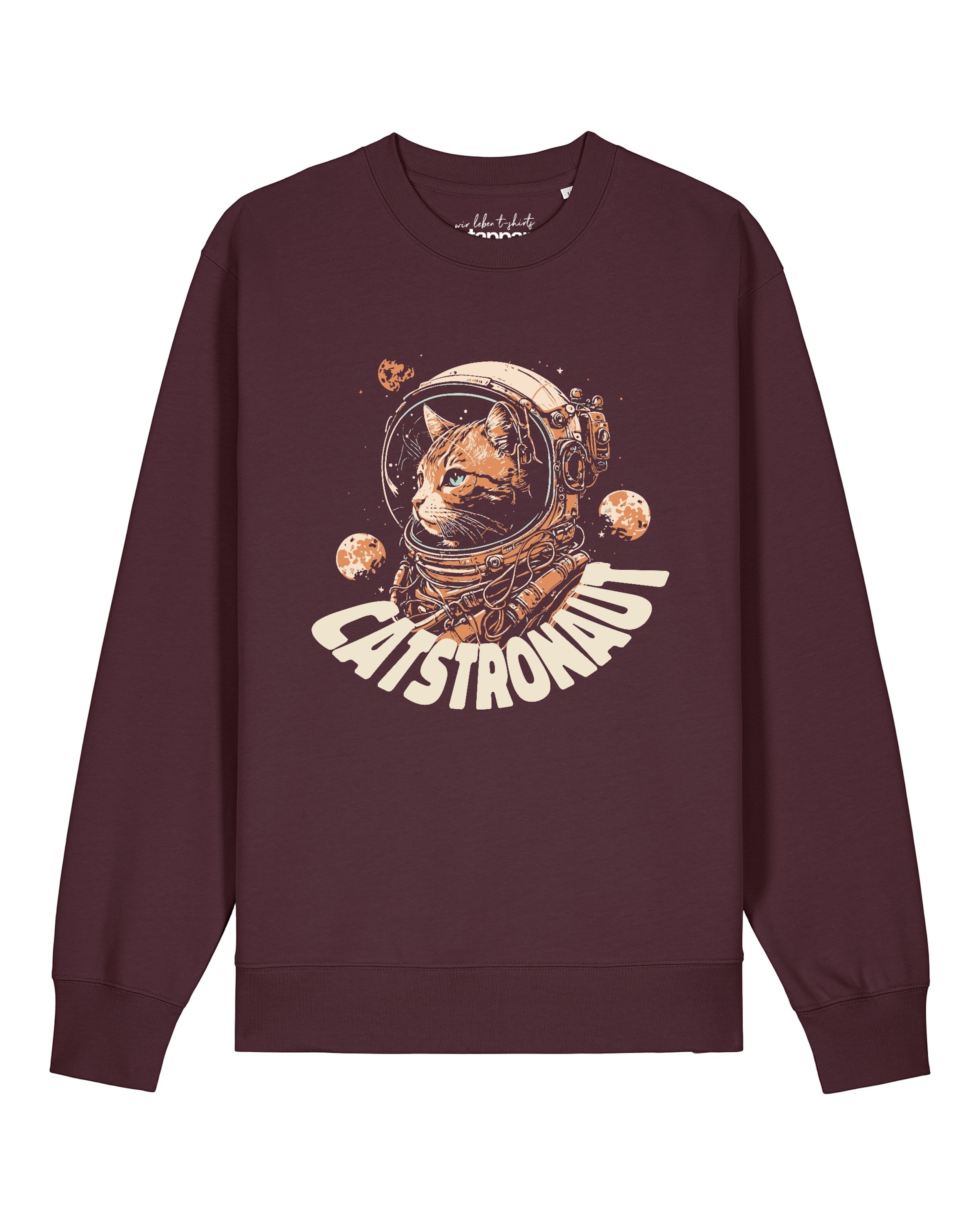 Watapparel Sweatshirt in Rood: voorkant