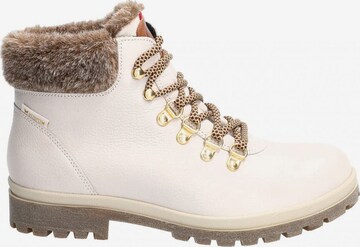 MEPHISTO Lace-Up Ankle Boots in White