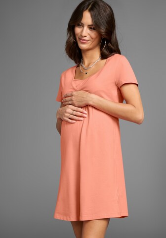 Neun Monate Kleid in Orange