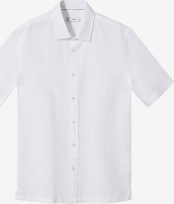 MANGO MAN Slim fit Overhemd 'Ants' in Wit: voorkant