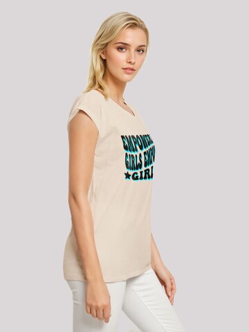 T-shirt 'Internationaler Frauentag Empowered Girls Power' F4NT4STIC en beige